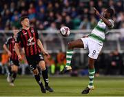 17 August 2018; Dan Carr of Shamrock Rovers in action against Keith Buckley of Bohemians during the SSE Airtricity League Premier Division match between Shamrock Rovers and Bohemians at Tallaght Stadium in Dublin. Photo by Seb Daly/Sportsfile