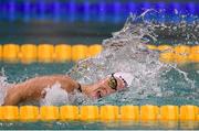 17 August 2018; Denise Grahl of Germany on her way to winning the final of the Women's 50m Freestyle S7 event during day five of the World Para Swimming Allianz European Championships at the Sport Ireland National Aquatic Centre in Blanchardstown, Dublin. Photo by David Fitzgerald/Sportsfile