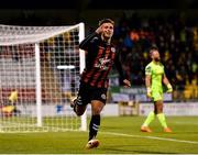 17 August 2018; Eoghan Stokes of Bohemians celebrates after scoring his side's first goal during the SSE Airtricity League Premier Division match between Shamrock Rovers and Bohemians at Tallaght Stadium in Dublin. Photo by Seb Daly/Sportsfile