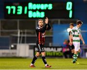 17 August 2018; Keith Ward of Bohemians applauds the supporters as he leaves the field after being substituted during the SSE Airtricity League Premier Division match between Shamrock Rovers and Bohemians at Tallaght Stadium in Dublin. Photo by Seb Daly/Sportsfile