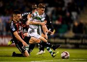 17 August 2018; Brandon Kavanagh of Shamrock Rovers in action against Daragh Leahy of Bohemians during the SSE Airtricity League Premier Division match between Shamrock Rovers and Bohemians at Tallaght Stadium in Dublin. Photo by Eóin Noonan/Sportsfile
