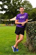 18 August 2018; Vhi ambassador and Olympian David Gillick pictured at the Longford parkrun where Vhi hosted a special event to celebrate their partnership with parkrun Ireland. David was on hand to lead the warm up for parkrun participants before completing the 5km free event. Parkrunners enjoyed refreshments post event at the Vhi Relaxation Area where a physiotherapist took participants through a post event stretching routine.   parkrun in partnership with Vhi support local communities in organising free, weekly, timed 5k runs every Saturday at 9.30am.To register for a parkrun near you visit www.parkrun.ie. Photo by Seb Daly/Sportsfile