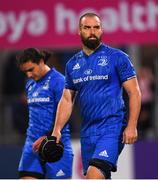 17 August 2018; Scott Fardy of Leinster following the Bank of Ireland Pre-season Friendly match between Leinster and Newcastle Falcons at Energia Park in Dublin. Photo by Ramsey Cardy/Sportsfile