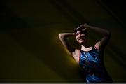 18 August 2018; Toni Shaw of Great Britain prior to competing in the heats of the Women's 400m Freestyle S9 event during day six of the World Para Swimming Allianz European Championships at the Sport Ireland National Aquatic Centre in Blanchardstown, Dublin. Photo by David Fitzgerald/Sportsfile
