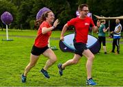 18 August 2018; parkrun participants Anna Shine, from Cabinteely, Dublin, Julian Callan, from Poppintree, Dublin, pictured at the Longford parkrun where Vhi hosted a special event to celebrate their partnership with parkrun Ireland. Vhi ambassador and Olympian David Gillick was on hand to lead the warm up for parkrun participants before completing the 5km free event. Parkrunners enjoyed refreshments post event at the Vhi Relaxation Area where a physiotherapist took participants through a post event stretching routine.   parkrun in partnership with Vhi support local communities in organising free, weekly, timed 5k runs every Saturday at 9.30am.To register for a parkrun near you visit www.parkrun.ie. Photo by Seb Daly/Sportsfile