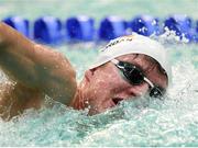 18 August 2018; Sean O'Riordan of Ireland competes in the heats of the Men's 100m Freestyle S13 event during day six of the World Para Swimming Allianz European Championships at the Sport Ireland National Aquatic Centre in Blanchardstown, Dublin. Photo by David Fitzgerald/Sportsfile