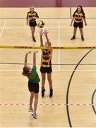 18 August 2018;  A general view of the action during the Girls U14 and O11 Spike Ball game between The Heath, Co. Laois, and Bruff-Grange-Meanus, Co. Limerick, during day one of the Aldi Community Games August Festival at the University of Limerick in Limerick. Photo by Sam Barnes/Sportsfile