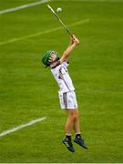 18 August 2018; Thomas Tracey of Dicksboro, Co Kilkenny, competing in the Hurling U11 event during day one of the Aldi Community Games August Festival at the University of Limerick in Limerick. Photo by Harry Murphy/Sportsfile