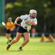 18 August 2018; Rebecca Keane of Bullaun-New Inn, Co Galway, competing in the Camogie U14 event during day one of the Aldi Community Games August Festival at the University of Limerick in Limerick. Photo by Harry Murphy/Sportsfile