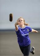 18 August 2018; Lauren Byrne of Magheracloone, Co. Monaghan, competing in the Skittles U16 event during day one of the Aldi Community Games August Festival at the University of Limerick in Limerick. Photo by Harry Murphy/Sportsfile