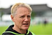 18 August 2018; Ireland head coach Joe Schmidt during the Pre-season Friendly match between Connacht and Wasps at Dubarry Park in Westmeath. Photo by Seb Daly/Sportsfile