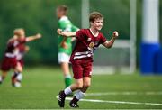 18 August 2018; Steven Jennings of Clarinbridge, Co. Galway competing in the Soccer outdoor U12 event during day one of the Aldi Community Games August Festival at the University of Limerick in Limerick. Photo by Harry Murphy/Sportsfile
