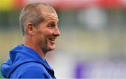 17 August 2018; Leinster senior coach Stuart Lancaster prior to the Bank of Ireland Pre-season Friendly match between Leinster and Newcastle Falcons at Energia Park in Dublin. Photo by Brendan Moran/Sportsfile