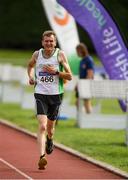 18 August 2018; David Evans of Craughwell A.C., Co Galway, M50, competing in the 5000m event during the Irish Life Health National Track & Field Masters Championships at Tullamore Harriers Stadium in Offaly. Photo by Piaras Ó Mídheach/Sportsfile