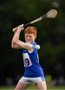 18 August 2018; Fintan O'Connell of Lurgan, Co. Cavan, competing in the Long Puck U12 event during day one of the Aldi Community Games August Festival at the University of Limerick in Limerick. Photo by Harry Murphy/Sportsfile
