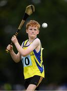 18 August 2018;Conor Morris of FBD Roads, Co. Roscommon, competing in the Long Puck U12 event during day one of the Aldi Community Games August Festival at the University of Limerick in Limerick. Photo by Harry Murphy/Sportsfile