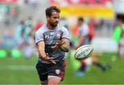 18 August 2018; Danny Cipriani of Gloucester prior to the Pre-Season Friendly match between Ulster and Gloucester at the Kingspan Stadium in Antrim. Photo by John Dickson/Sportsfile