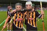 18 August 2018; Kilkenny players Anna Farrell, left, and Davina Tobin celebrate after the Liberty Insurance All-Ireland Senior Camogie Championship semi-final match between Galway and Kilkenny at Semple Stadium in Thurles, Tipperary. Photo by Matt Browne/Sportsfile