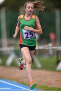 18 August 2018; Shauna Cahoon of Tullow Grange, Co. Carlow, competing in the 800m U14 & O12 Girls event during day one of the Aldi Community Games August Festival at the University of Limerick in Limerick. Photo by Sam Barnes/Sportsfile