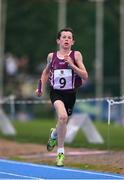 18 August 2018; Stephen Mannion of Ballinderreen,  Co. Galway, competing in the Relay 4x100m U14 & O12 Boys event during day one of the Aldi Community Games August Festival at the University of Limerick in Limerick. Photo by Sam Barnes/Sportsfile