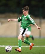 18 August 2018; Jack Combs, Co.Cavan, during the Soccer Outdoor U12 & O8 Boys event during day one of the Aldi Community Games August Festival at the University of Limerick in Limerick. Photo by Sam Barnes/Sportsfile