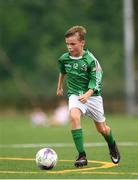 18 August 2018; Cormac Crotty of St Patricks, Co.Cavan, during the Soccer Outdoor U12 & O8 Boys event during day one of the Aldi Community Games August Festival at the University of Limerick in Limerick. Photo by Sam Barnes/Sportsfile