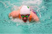 17 August 2018; Ellen Keane of Ireland competes in the heats of the Women's 200m Individual Medley SM9 event during day five of the World Para Swimming Allianz European Championships at the Sport Ireland National Aquatic Centre in Blanchardstown, Dublin. Photo by Stephen McCarthy/Sportsfile