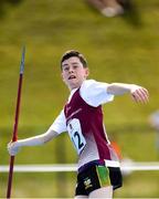 18 August 2018; Corey Looney of Castledaly, Co. Westmeath competing in the Javelin U14 event during day one of the Aldi Community Games August Festival at the University of Limerick in Limerick. Photo by Harry Murphy/Sportsfile