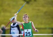 18 August 2018; Evan Mcateer of Bennekerry - Tinryland, Co. Carlow competing in the Javelin U14 event during day one of the Aldi Community Games August Festival at the University of Limerick in Limerick. Photo by Harry Murphy/Sportsfile