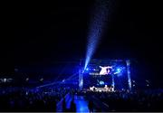 18 August 2018; A general view during the interim World Boxing Organisation World Featherweight Title bout between Luke Jackson and Carl Frampton at Windsor Park in Belfast. Photo by Ramsey Cardy/Sportsfile