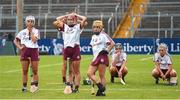 18 August 2018; Galway players after the Liberty Insurance All-Ireland Senior Camogie Championship semi-final match between Galway and Kilkenny at Semple Stadium in Thurles, Tipperary. Photo by Matt Browne/Sportsfile
