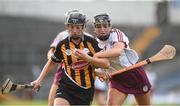 18 August 2018; Julianne Malone of Kilkenny in action against Lorraine Ryan of Galway during the Liberty Insurance All-Ireland Senior Camogie Championship semi-final match between Galway and Kilkenny at Semple Stadium in Thurles, Tipperary. Photo by Matt Browne/Sportsfile