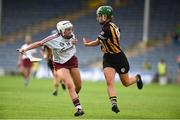18 August 2018; Ailish O'Reilly of Galway in action against Catherine Foley of Kilkenny during the Liberty Insurance All-Ireland Senior Camogie Championship semi-final match between Galway and Kilkenny at Semple Stadium in Thurles, Tipperary. Photo by Matt Browne/Sportsfile