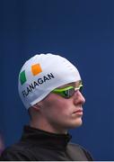 19 August 2018; Patrick Flanagan of Ireland prior to competing in the Men's 100m Freestyle heat during day seven of the World Para Swimming Allianz European Championships at the Sport Ireland National Aquatic Centre in Blanchardstown, Dublin. Photo by David Fitzgerald/Sportsfile