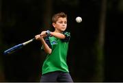 19 August 2018; Shane Byrne of Ballybrown - Clarina, Co. Limerick, competing in the Rounders U13 & O10 Boys event during day two of the Aldi Community Games August Festival at the University of Limerick in Limerick. Photo by Sam Barnes/Sportsfile