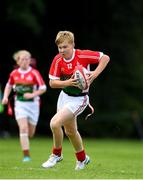 19 August 2018; Tom Stapleton of Milltown, Co. Kildare, competing in the Rugby Tag U14 event during day two of the Aldi Community Games August Festival at the University of Limerick in Limerick. Photo by Harry Murphy/Sportsfile