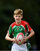 19 August 2018; John Cahill of Quin - Clooney, Co. Clare, competing in the Rugby Tag U14 event during day two of the Aldi Community Games August Festival at the University of Limerick in Limerick. Photo by Harry Murphy/Sportsfile
