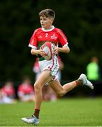 19 August 2018; Conor Sherrin of Milltown, Co. Kildare, competing in the Rugby Tag U14 event during day two of the Aldi Community Games August Festival at the University of Limerick in Limerick. Photo by Harry Murphy/Sportsfile