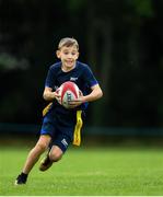 19 August 2018; Alex Flynn of Monaghan Town, Co. Monaghan, competing in the Rugby Tag U11 event during day two of the Aldi Community Games August Festival at the University of Limerick in Limerick. Photo by Harry Murphy/Sportsfile