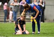 19 August 2018; A dejected Samantha Lambert of Tipperary after the 2018 TG4 All-Ireland Ladies Senior Football Championship relegation play-off match between Cavan and Galway at Dolan Park in Cavan. Photo by Oliver McVeigh/Sportsfile