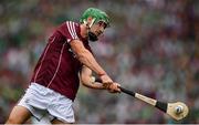 19 August 2018; David Burke of Galway scores a point during the GAA Hurling All-Ireland Senior Championship Final match between Galway and Limerick at Croke Park in Dublin. Photo by Seb Daly/Sportsfile