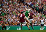 19 August 2018; Cian Lynch of Limerick in action against Johnny Coen of Galway during the GAA Hurling All-Ireland Senior Championship Final match between Galway and Limerick at Croke Park in Dublin. Photo by Eóin Noonan/Sportsfile
