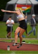 19 August 2018; Anita White, Dundrum South Dublin A.C. throws to win the Womens Javelin 600g event during the AAI National League Final at Tullamore Harriers Stadium in Offaly. Photo by Barry Cregg/Sportsfile