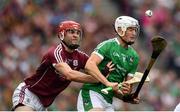 19 August 2018; Kyle Hayes of Limerick in action against Jonathan Glynn of Galway during the GAA Hurling All-Ireland Senior Championship Final match between Galway and Limerick at Croke Park in Dublin. Photo by Seb Daly/Sportsfile