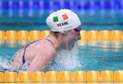 19 August 2018; Ellen Keane of Ireland on her way to winning the final of the Women's 100m Breaststroke SB8 event during day seven of the World Para Swimming Allianz European Championships at the Sport Ireland National Aquatic Centre in Blanchardstown, Dublin. Photo by David Fitzgerald/Sportsfile