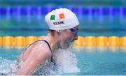 19 August 2018; Ellen Keane of Ireland on her way to winning the final of the Women's 100m Breaststroke SB8 event during day seven of the World Para Swimming Allianz European Championships at the Sport Ireland National Aquatic Centre in Blanchardstown, Dublin. Photo by David Fitzgerald/Sportsfile