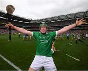 19 August 2018; Shane Dowling of Limerick celebrates after the final whistle of the GAA Hurling All-Ireland Senior Championship Final match between Galway and Limerick at Croke Park in Dublin. Photo by Stephen McCarthy/Sportsfile