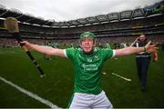 19 August 2018; Shane Dowling of Limerick celebrates after the final whistle of the GAA Hurling All-Ireland Senior Championship Final match between Galway and Limerick at Croke Park in Dublin. Photo by Stephen McCarthy/Sportsfile