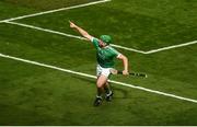 19 August 2018; Shane Dowling of Limerick celebrates after scoring his side's third goal during the GAA Hurling All-Ireland Senior Championship Final match between Galway and Limerick at Croke Park in Dublin. Photo by Daire Brennan/Sportsfile