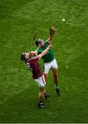 19 August 2018; Gearóid Hegarty of Limerick in action against Padraic Mannion of Galway during the GAA Hurling All-Ireland Senior Championship Final match between Galway and Limerick at Croke Park in Dublin. Photo by Daire Brennan/Sportsfile